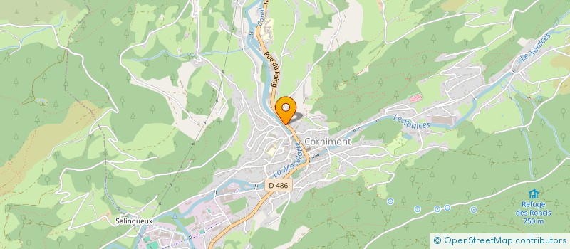 localisation de l'entreprise MADAME KARINE MOUGEL  CORNIMONT