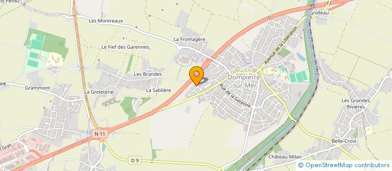 localisation de l'entreprise MADAME KARINE NADAU  DOMPIERRE-SUR-MER