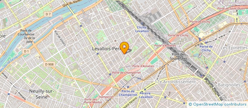 localisation de l'entreprise MADAME KARINE NADJAR à LEVALLOIS-PERRET