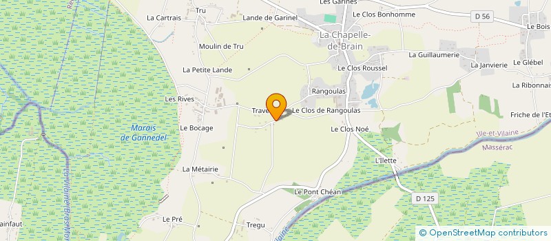 localisation de l'entreprise MADAME KARINE NEGRET  LA CHAPELLE-DE-BRAIN