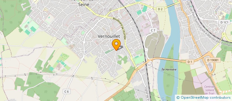 localisation de l'entreprise MADAME KARINE NEGRET à VERNOUILLET