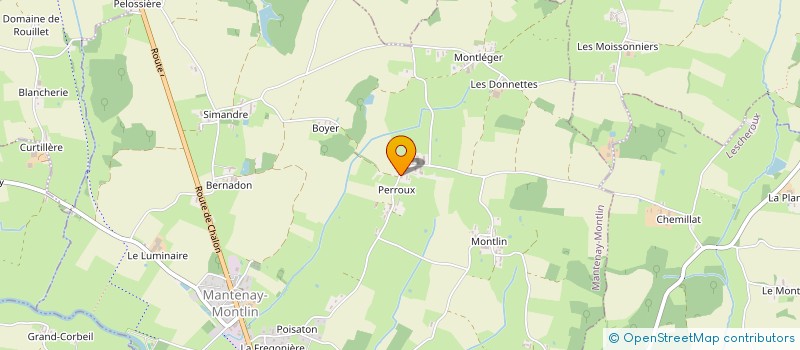 localisation de l'entreprise MADAME KARINE NIATEL  MANTENAY-MONTLIN