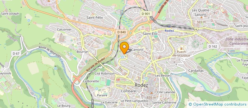 localisation de l'entreprise MADAME KARINE NICOLAS  RODEZ