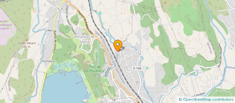 localisation de l'entreprise MADAME KARINE NIQUE  SAINT CHAMAS