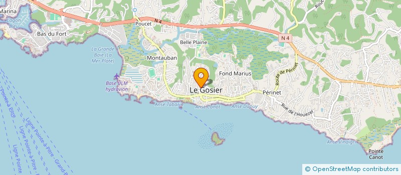 localisation de l'entreprise MADAME KARINE NIVELLES  LE GOSIER