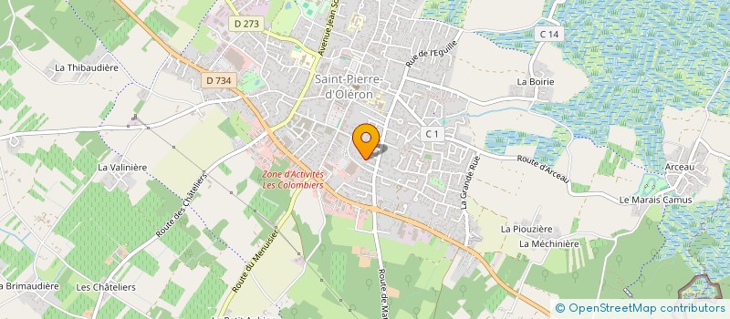 localisation de l'entreprise MADAME KARINE NOMME  SAINT-PIERRE-D'OLERON