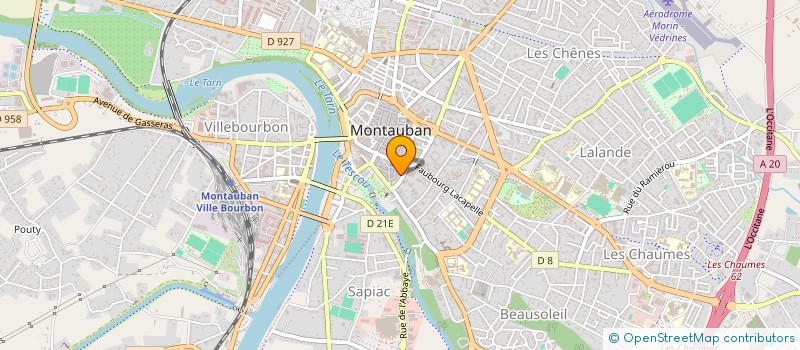 localisation de l'entreprise MADAME KARINE NONDEDEU  MONTAUBAN