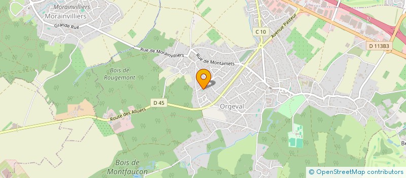 localisation de l'entreprise MADAME KARINE NORIS à ORGEVAL