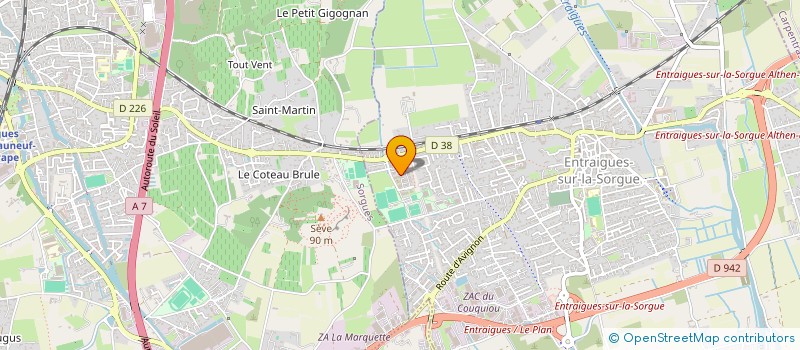 localisation de l'entreprise MADAME KARINE ODDI  SORGUES