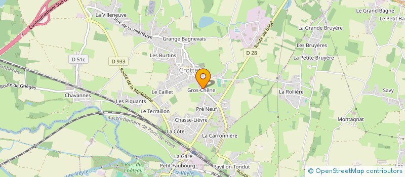 localisation de l'entreprise MADAME KARINE ODOBERT à PONT-DE-VEYLE