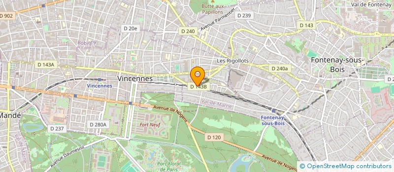 localisation de l'entreprise MADAME KARINE OLIVIER à VINCENNES