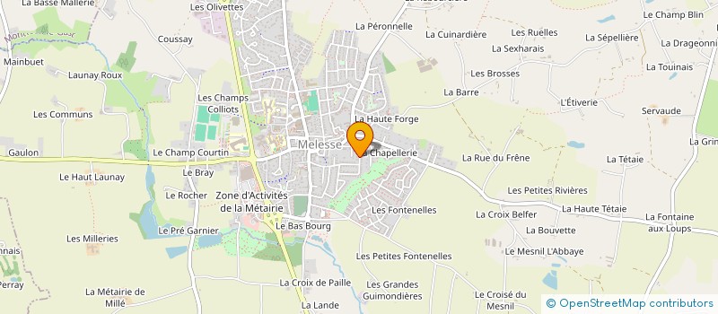 localisation de l'entreprise MADAME KARINE ORSI  MELESSE