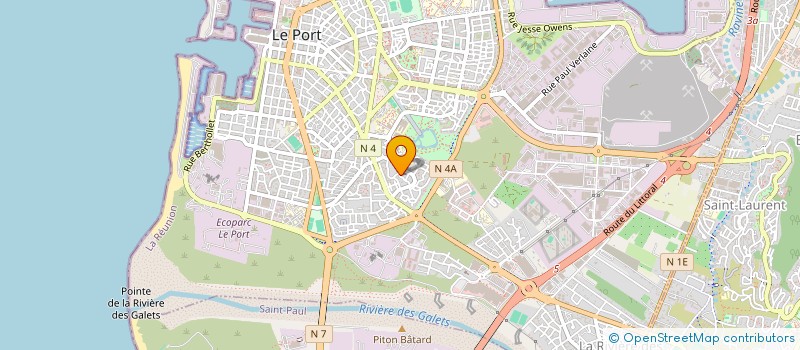 localisation de l'entreprise MADAME KARINE OULEDI  LE PORT