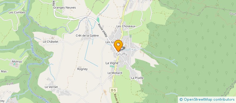 localisation de l'entreprise MADAME KARINE PACCARD  GRUFFY