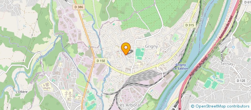 localisation de l'entreprise MADAME KARINE PAGES  GRIGNY