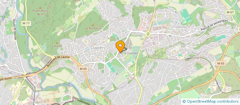 localisation de l'entreprise MADAME KARINE PALOT  CLAPIERS