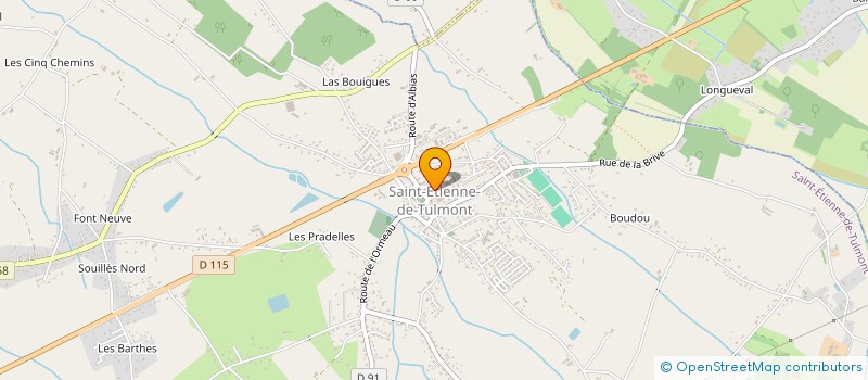localisation de l'entreprise MADAME KARINE PANAROTTO à SAINT-ETIENNE-DE-TULMONT
