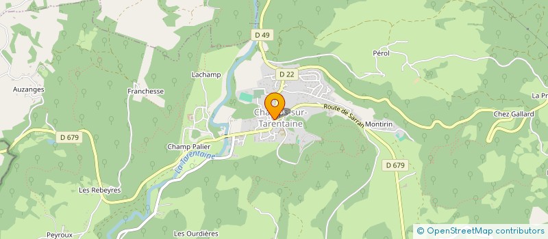 localisation de l'entreprise MADAME KARINE PAPON à CHAMPS-SUR-TARENTAINE-MARCHAL