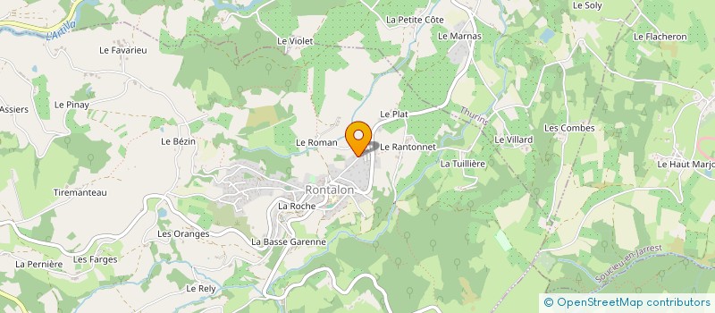 localisation de l'entreprise MADAME KARINE PARADIS à RONTALON