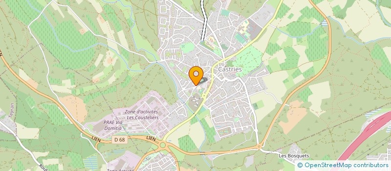 localisation de l'entreprise MADAME KARINE PARAILLAC  CASTRIES