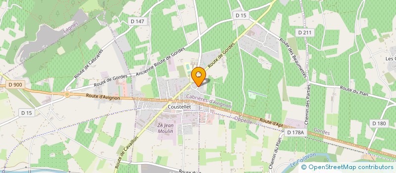 localisation de l'entreprise MADAME KARINE PASQUION  CABRIERES-D'AVIGNON