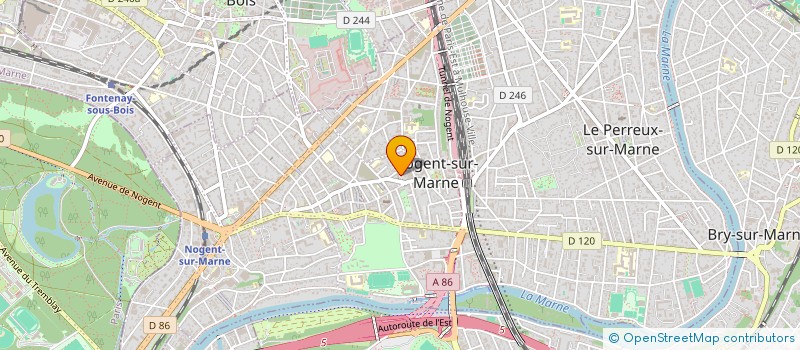localisation de l'entreprise MADAME KARINE PECCAUD à NOGENT-SUR-MARNE