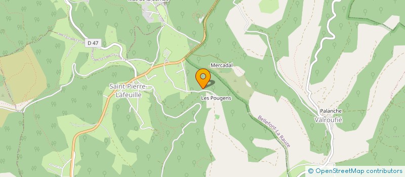 localisation de l'entreprise MADAME KARINE PEGOURIE  CALAMANE