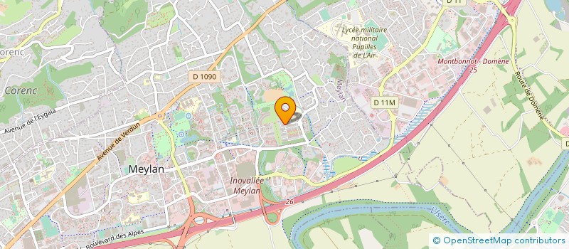 localisation de l'entreprise MADAME KARINE PELLISSIER à MEYLAN