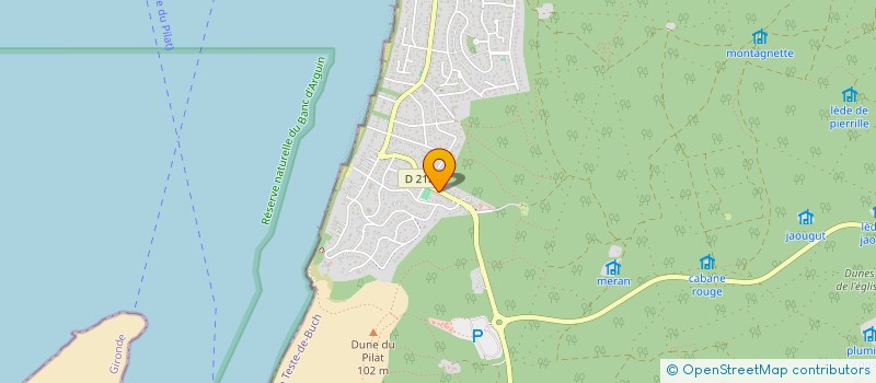 localisation de l'entreprise MADAME KARINE PELRAS  LA TESTE-DE-BUCH