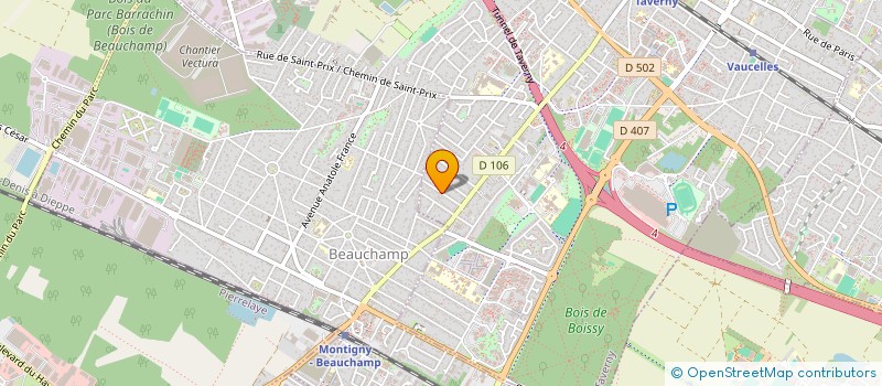 localisation de l'entreprise MADAME KARINE PERDRIX à TAVERNY