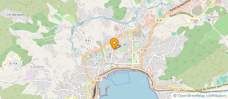 localisation de l'entreprise MADAME KARINE PEREIRA REIS  AJACCIO