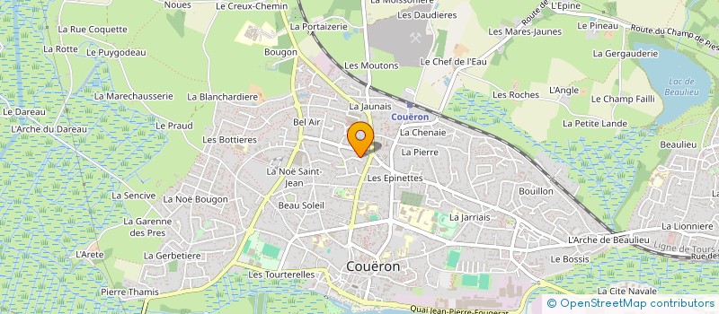 localisation de l'entreprise MADAME KARINE PERRAIS à COUERON
