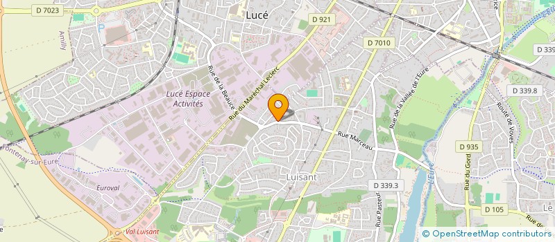 localisation de l'entreprise MADAME KARINE PERRIN à LUISANT