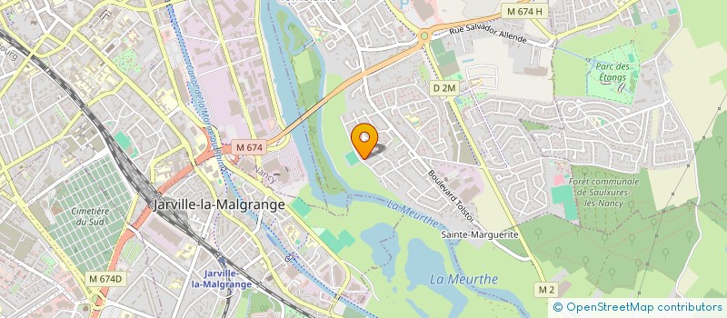 localisation de l'entreprise MADAME KARINE PERRIN  TOMBLAINE