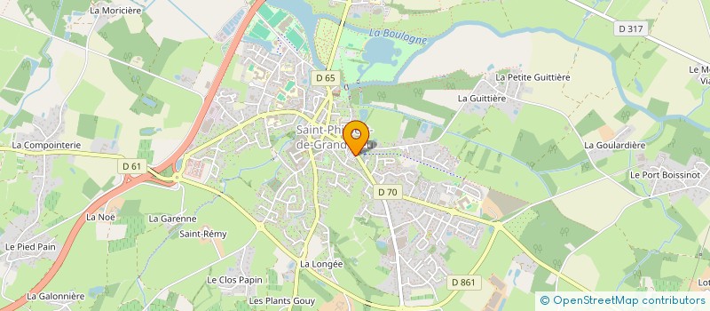 localisation de l'entreprise MADAME KARINE PERVIS à SAINT-PHILBERT-DE-GRAND-LIEU