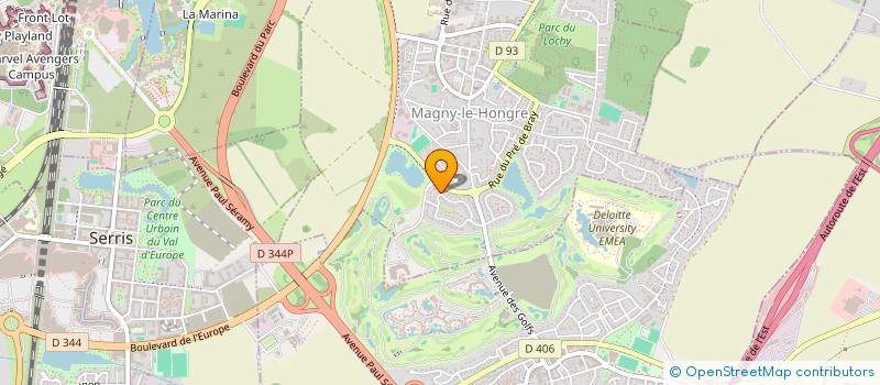 localisation de l'entreprise MADAME KARINE PESENTI  MAGNY-LE-HONGRE