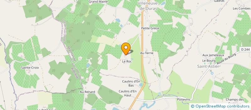 localisation de l'entreprise MADAME KARINE PESTANA-FERREIRA  VILLENEUVE-DE-DURAS