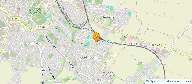 localisation de l'entreprise MADAME KARINE PETERS  CAMBRAI