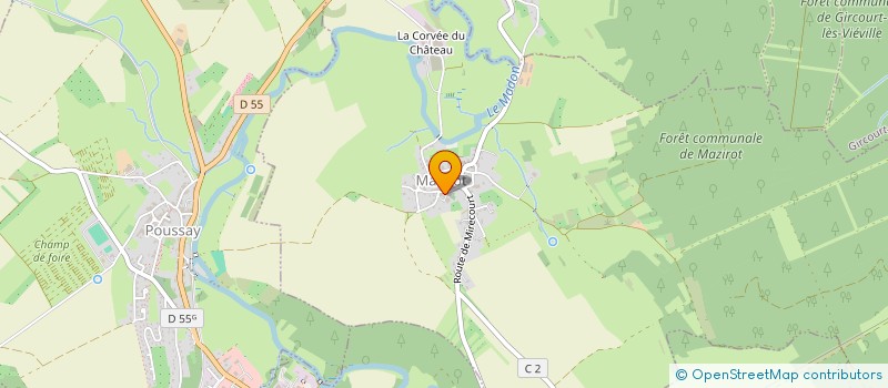 localisation de l'entreprise MADAME KARINE PETITCUENOT  CHEF-HAUT