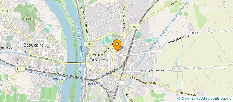 localisation de l'entreprise MADAME KARINE PETITJEAN  TARASCON