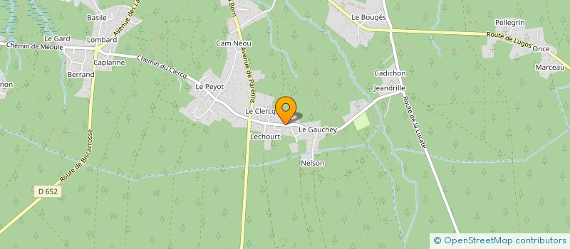 localisation de l'entreprise MADAME KARINE PETITJEAN  SANGUINET