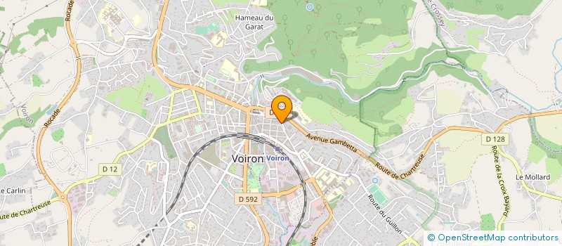 localisation de l'entreprise MADAME KARINE PETROP  VOIRON