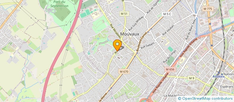 localisation de l'entreprise MADAME KARINE PICAVET à MOUVAUX