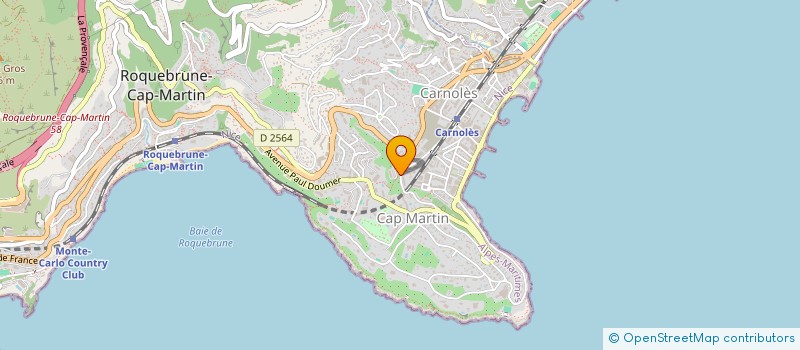 localisation de l'entreprise MADAME KARINE PICHON à ROQUEBRUNE-CAP-MARTIN