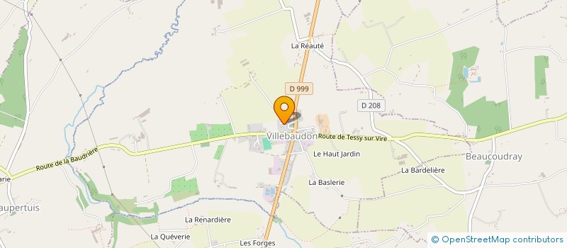 localisation de l'entreprise MADAME KARINE PICOT  VILLEBAUDON