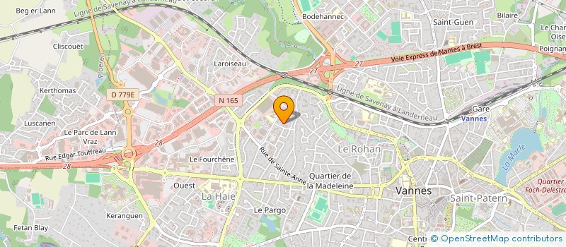 localisation de l'entreprise MADAME KARINE PIEL à VANNES