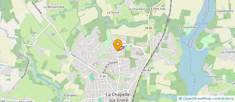 localisation de l'entreprise MADAME KARINE PIERRE à LA CHAPELLE-SUR-ERDRE