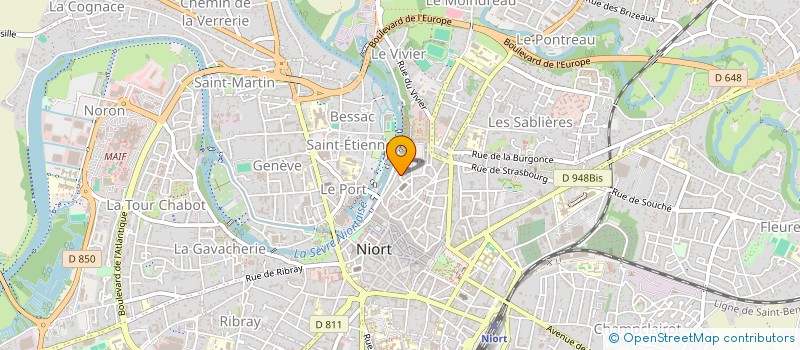 localisation de l'entreprise MADAME KARINE PIGEAU à NIORT