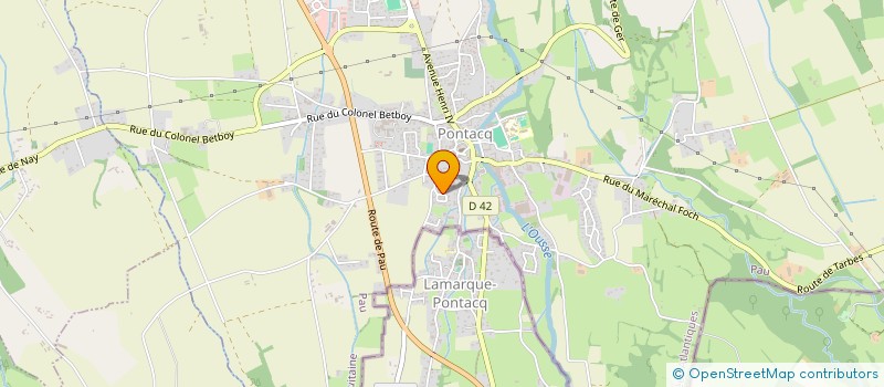 localisation de l'entreprise MADAME KARINE PINHEIRO  GER