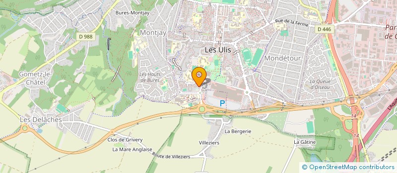 localisation de l'entreprise MADAME KARINE PINON à LES ULIS
